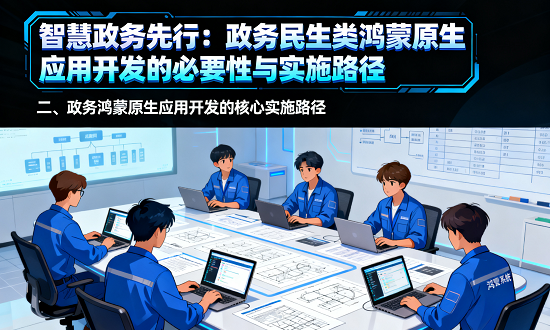 政务鸿蒙原生应用开发的核心实施路径