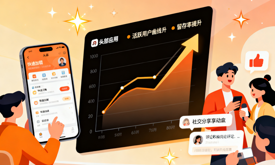 展示用户体验与活跃度双赢的场景