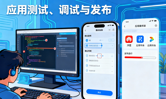 聚焦应用测试、调试与发布环节