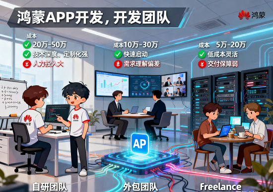 开发团队的选择与成本差异