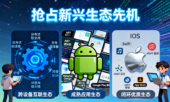 三大开发平台核心技术对比