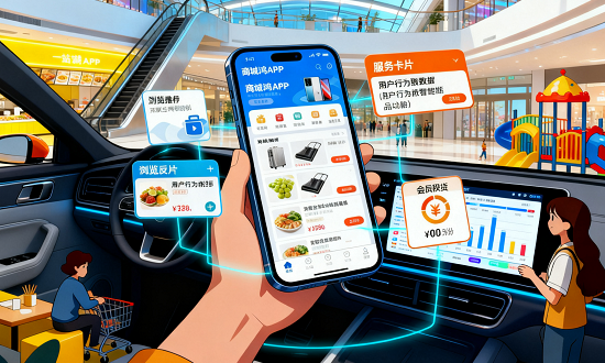 展现购物路径从 人找服务 到 服务找人 的优化过程