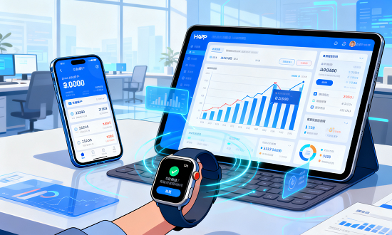 体现金融理财鸿蒙 APP 全场景协同特点