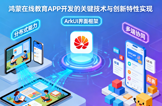 鸿蒙在线教育 APP 的关键技术与创新特性实现