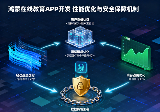 鸿蒙在线教育 APP 性能优化与安全保障机制
