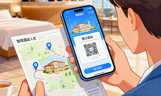 鸿蒙赋能智慧酒店入住前智能预订与行程规划场景