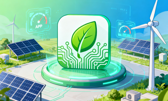 呈现环保与能源管理领域中，鸿蒙 APP 从技术实现到商业模式的开发实践场景