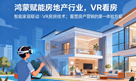 鸿蒙赋能的VR看房技术体现其重塑房产营销新体验