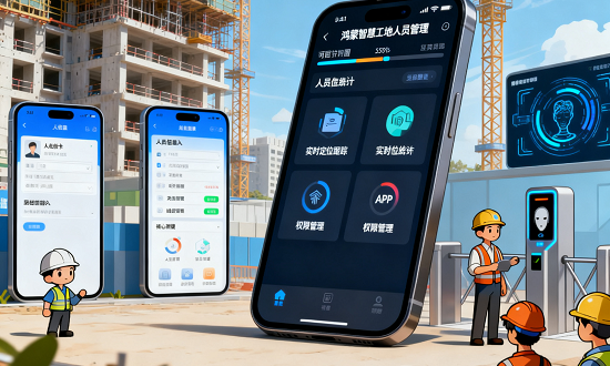 聚焦展示基于鸿蒙的人员智能化管理方案在智慧工地中的应用