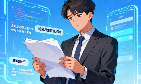 关于企业如何选择鸿蒙APP开发公司 考察鸿蒙原生开发经验与成功案例